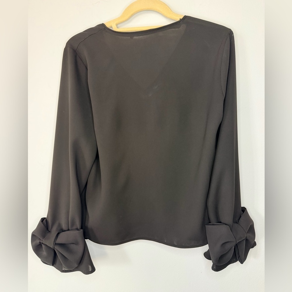 Zara Black V-Neck Dress